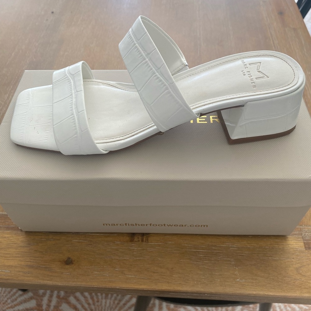 Marc Fisher Pat Square Toe Slides - image 2